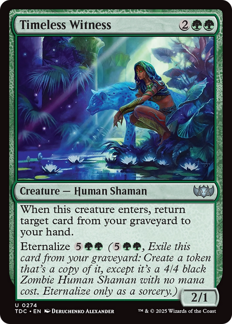 Timeless Witness [Tarkir: Dragonstorm Commander] | Gear Gaming Bentonville