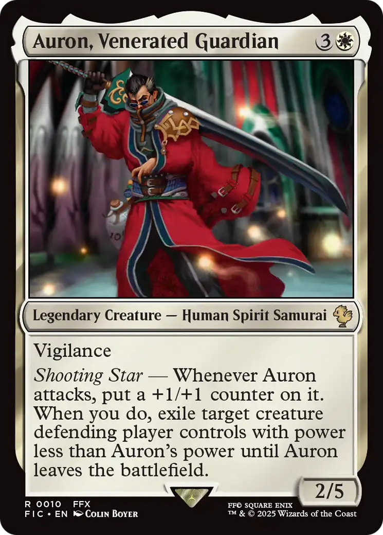 Auron, Venerated Guardian [FINAL FANTASY Commander] | Gear Gaming Bentonville