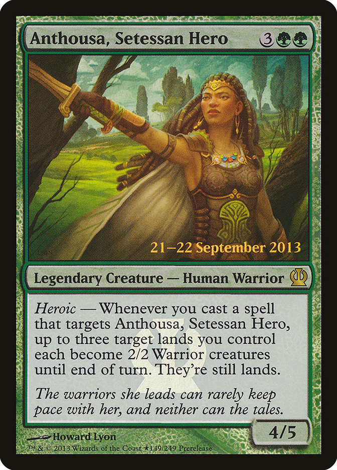 Anthousa, Setessan Hero [Theros Prerelease Promos] | Gear Gaming Bentonville