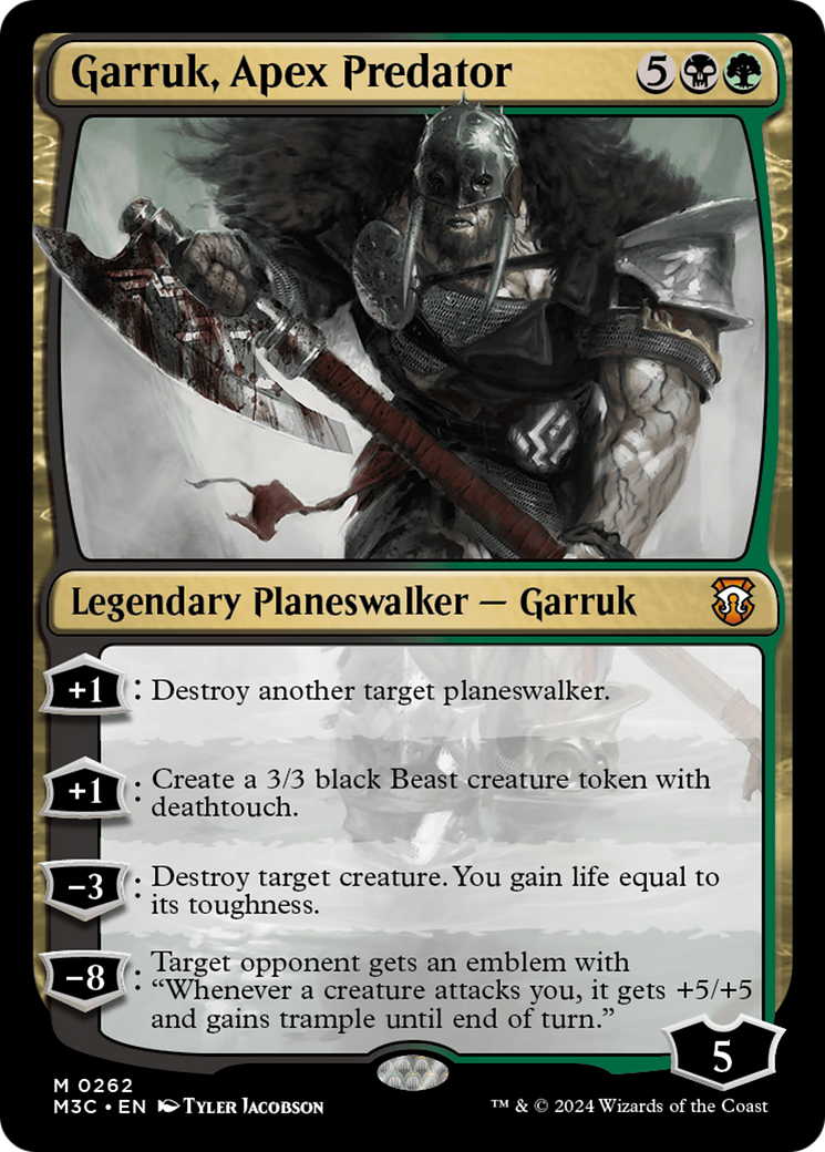 Garruk, Apex Predator (Ripple Foil) [Modern Horizons 3 Commander] | Gear Gaming Bentonville