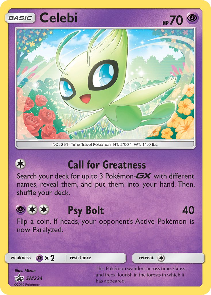 Celebi (SM224) [Sun & Moon: Black Star Promos] | Gear Gaming Bentonville