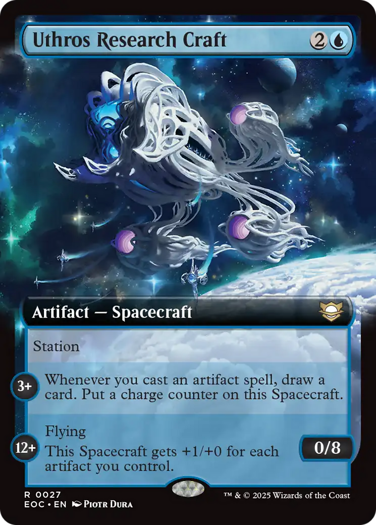 Uthros Research Craft (Extended Art) [Edge of Eternities Commander] | Gear Gaming Bentonville