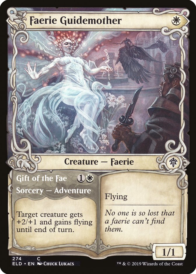 Faerie Guidemother // Gift of the Fae (Showcase) [Throne of Eldraine] | Gear Gaming Bentonville