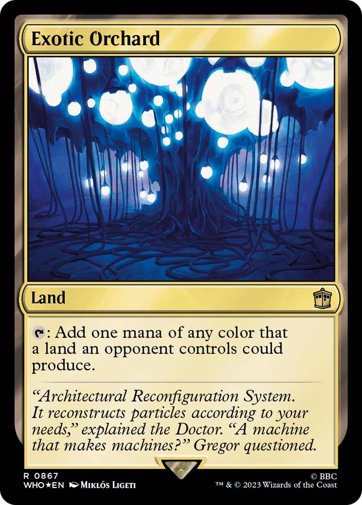 Exotic Orchard (Surge Foil) [Doctor Who] | Gear Gaming Bentonville