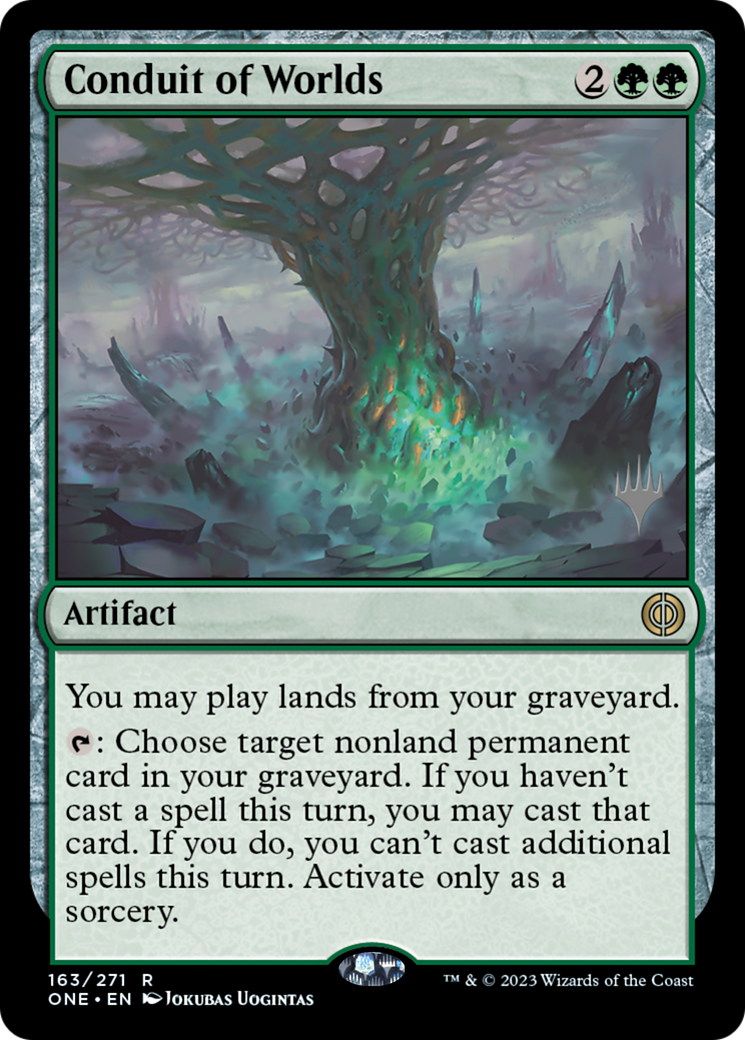 Conduit of Worlds (Promo Pack) [Phyrexia: All Will Be One Promos] | Gear Gaming Bentonville