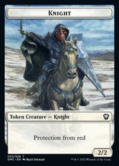 Saproling // Knight Double-Sided Token [Dominaria United Tokens] | Gear Gaming Bentonville