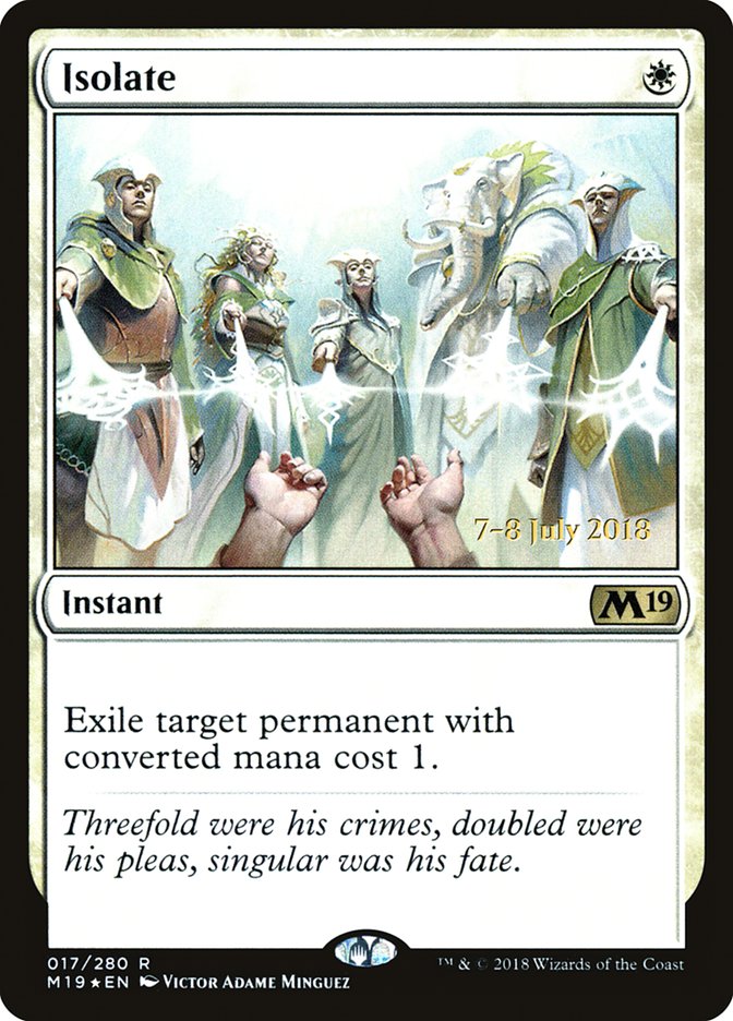 Isolate [Core Set 2019 Prerelease Promos] | Gear Gaming Bentonville