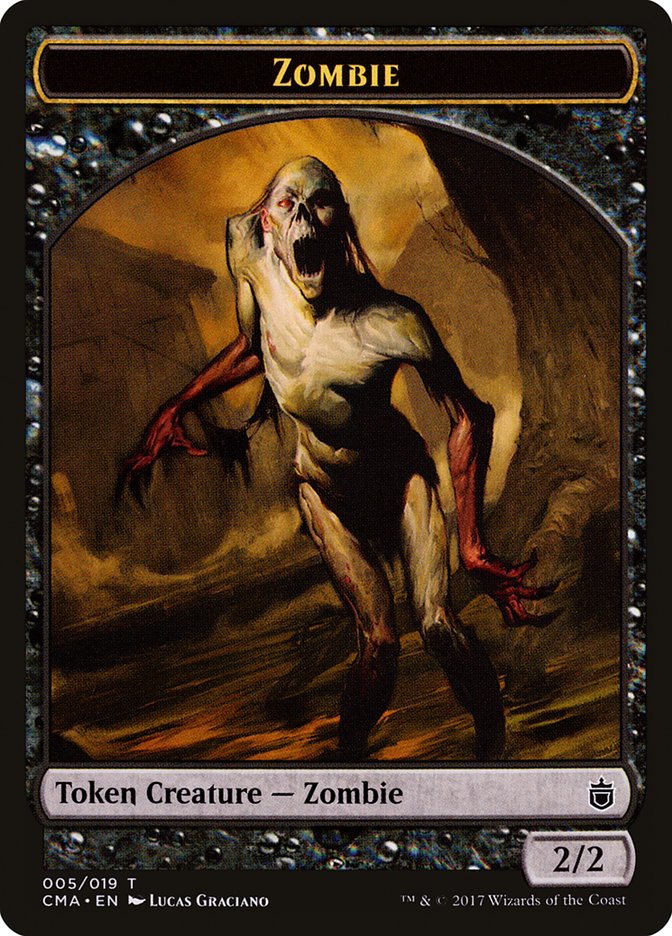Zombie Token [Commander Anthology Tokens] | Gear Gaming Bentonville