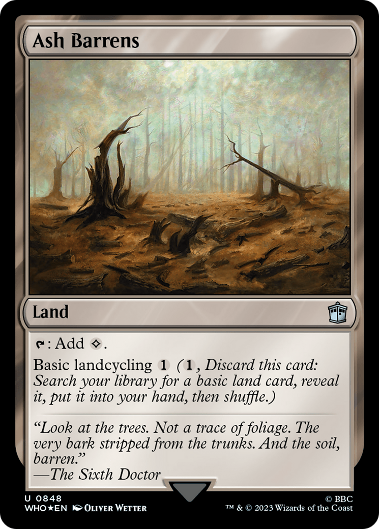 Ash Barrens (Surge Foil) [Doctor Who] | Gear Gaming Bentonville