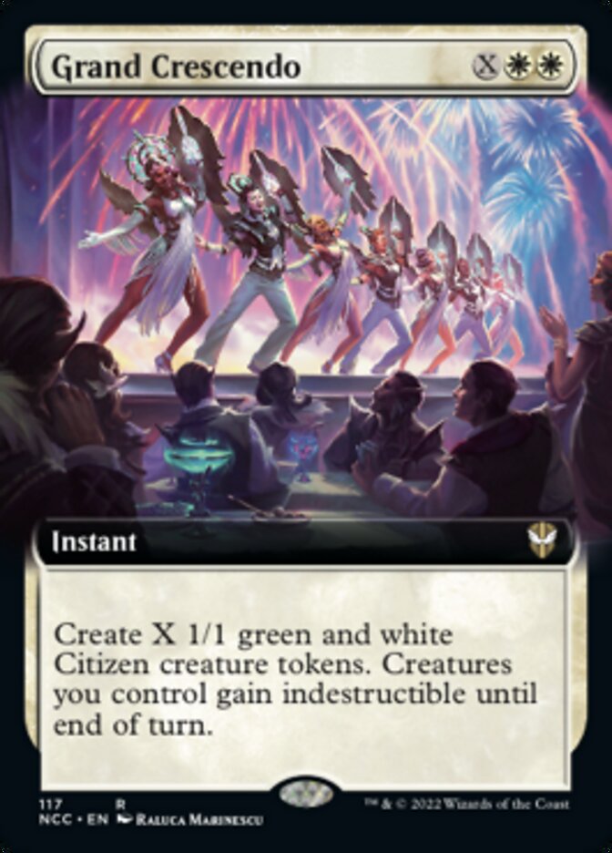 Grand Crescendo (Extended Art) [Streets of New Capenna Commander] | Gear Gaming Bentonville