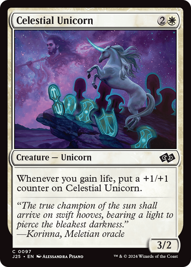 Celestial Unicorn [Foundations Jumpstart] | Gear Gaming Bentonville