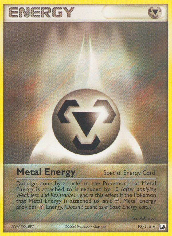 Metal Energy (97/115) [EX: Unseen Forces] | Gear Gaming Bentonville