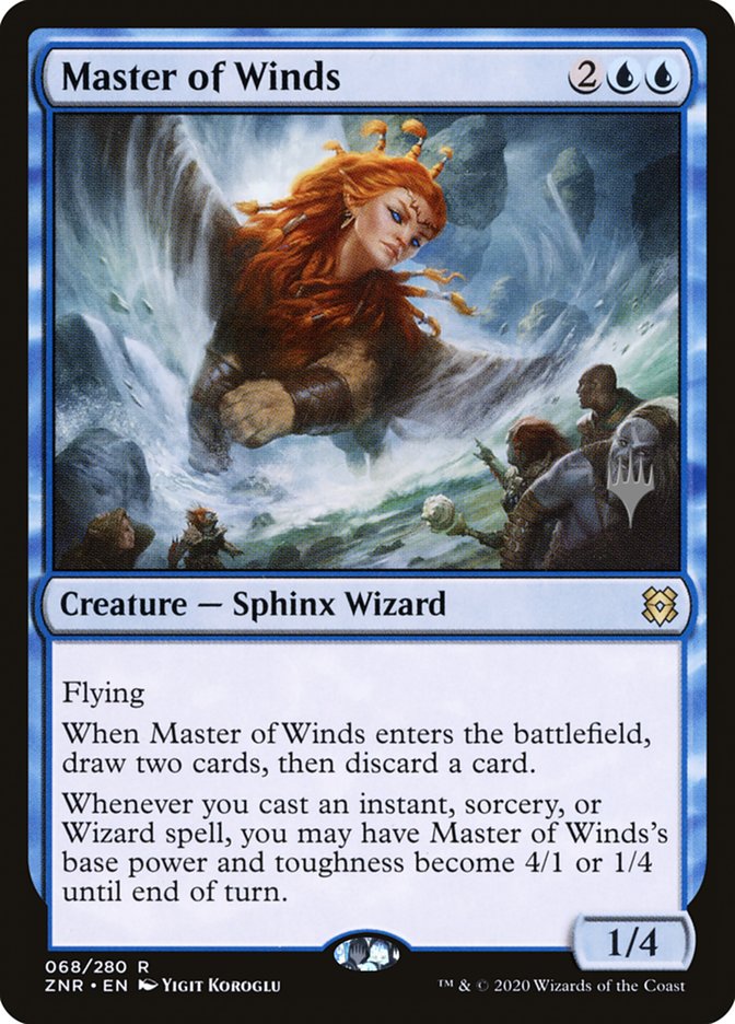 Master of Winds (Promo Pack) [Zendikar Rising Promos] | Gear Gaming Bentonville