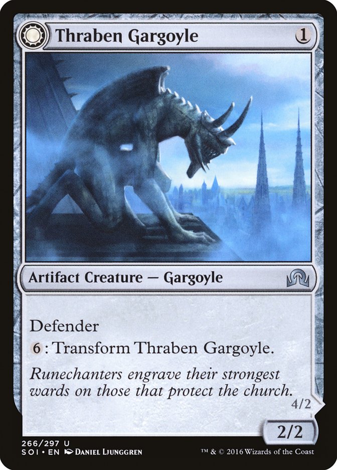 Thraben Gargoyle // Stonewing Antagonizer [Shadows over Innistrad] | Gear Gaming Bentonville