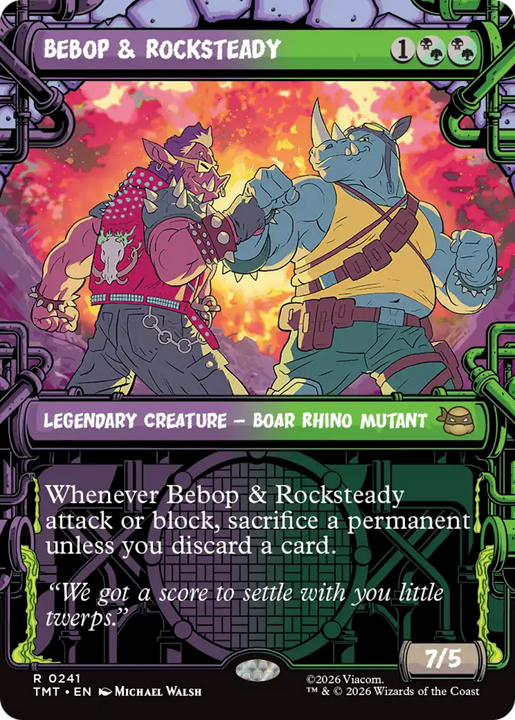 Bebop & Rocksteady (Showcase) [Teenage Mutant Ninja Turtles] | Gear Gaming Bentonville
