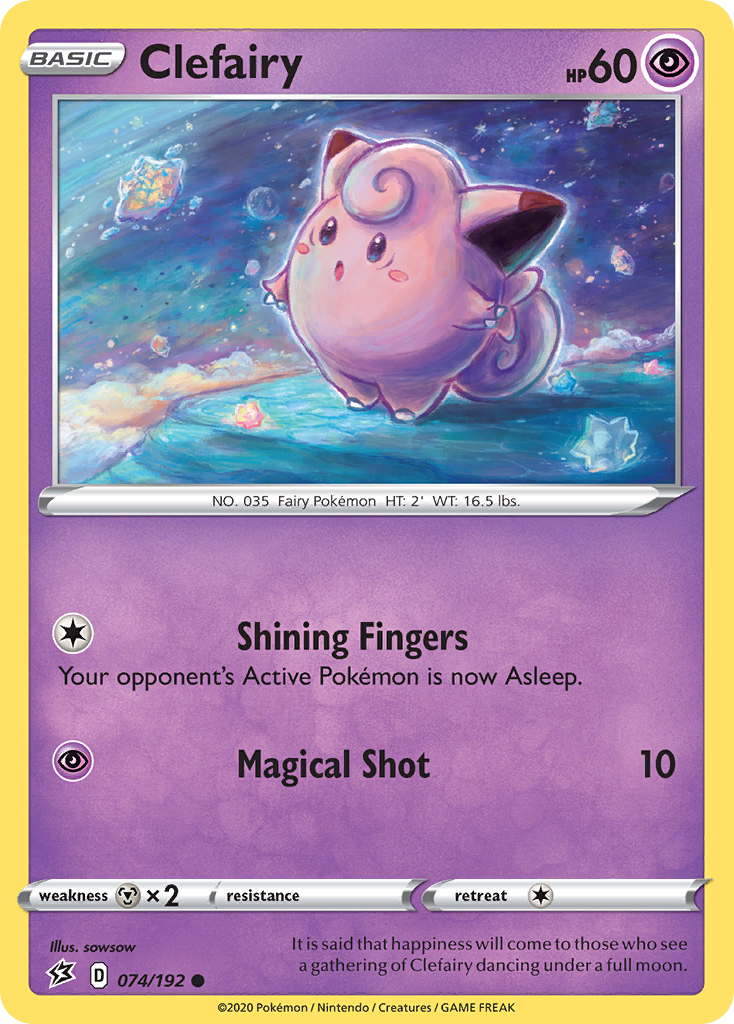 Clefairy (074/192) [Sword & Shield: Rebel Clash] | Gear Gaming Bentonville