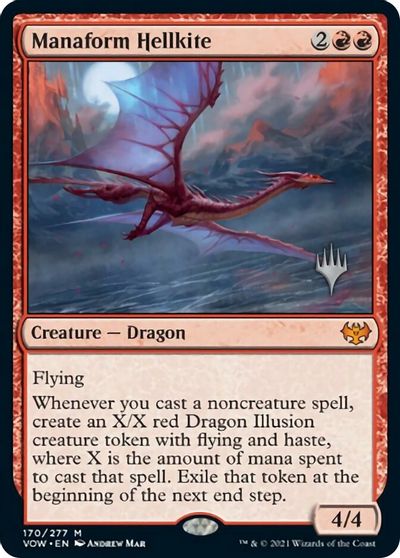 Manaform Hellkite (Promo Pack) [Innistrad: Crimson Vow Promos] | Gear Gaming Bentonville