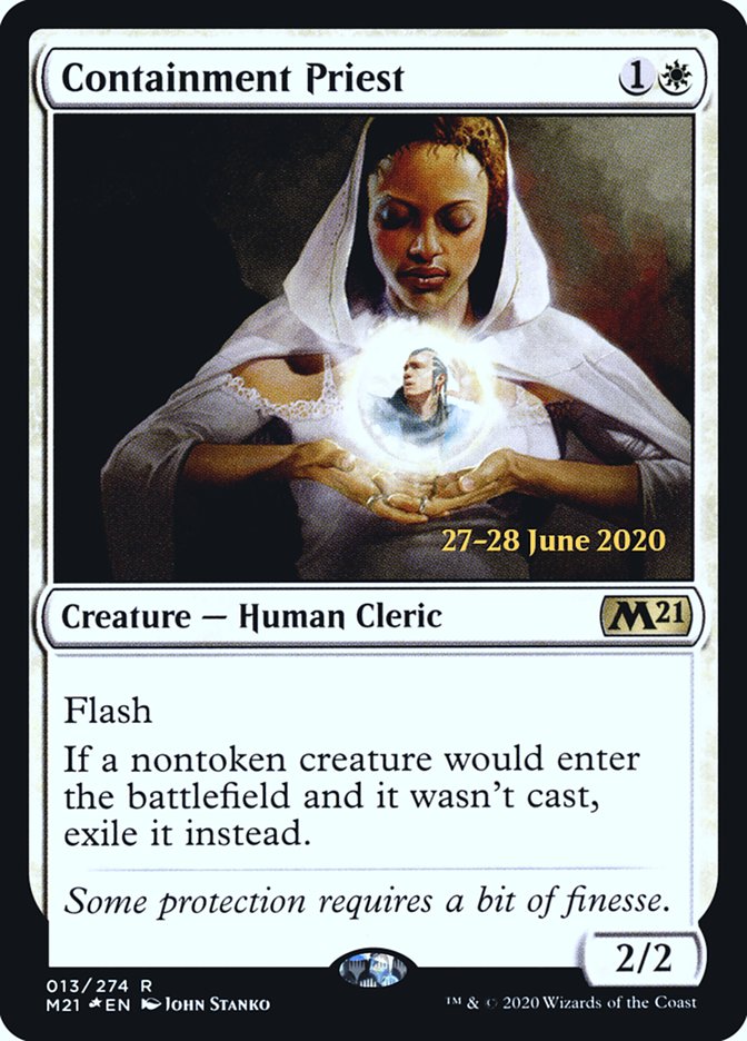 Containment Priest [Core Set 2021 Prerelease Promos] | Gear Gaming Bentonville