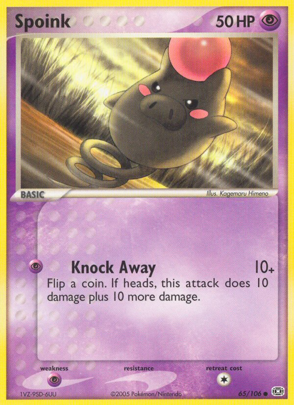 Spoink (65/106) [EX: Emerald] | Gear Gaming Bentonville
