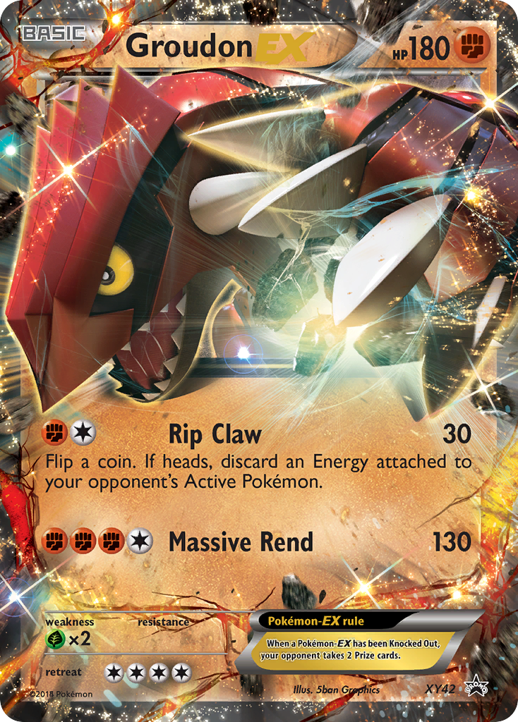 Groudon EX (XY42) [XY: Black Star Promos] | Gear Gaming Bentonville