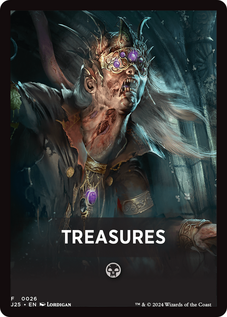 Treasures Theme Card [Foundations Jumpstart Front Cards] | Gear Gaming Bentonville