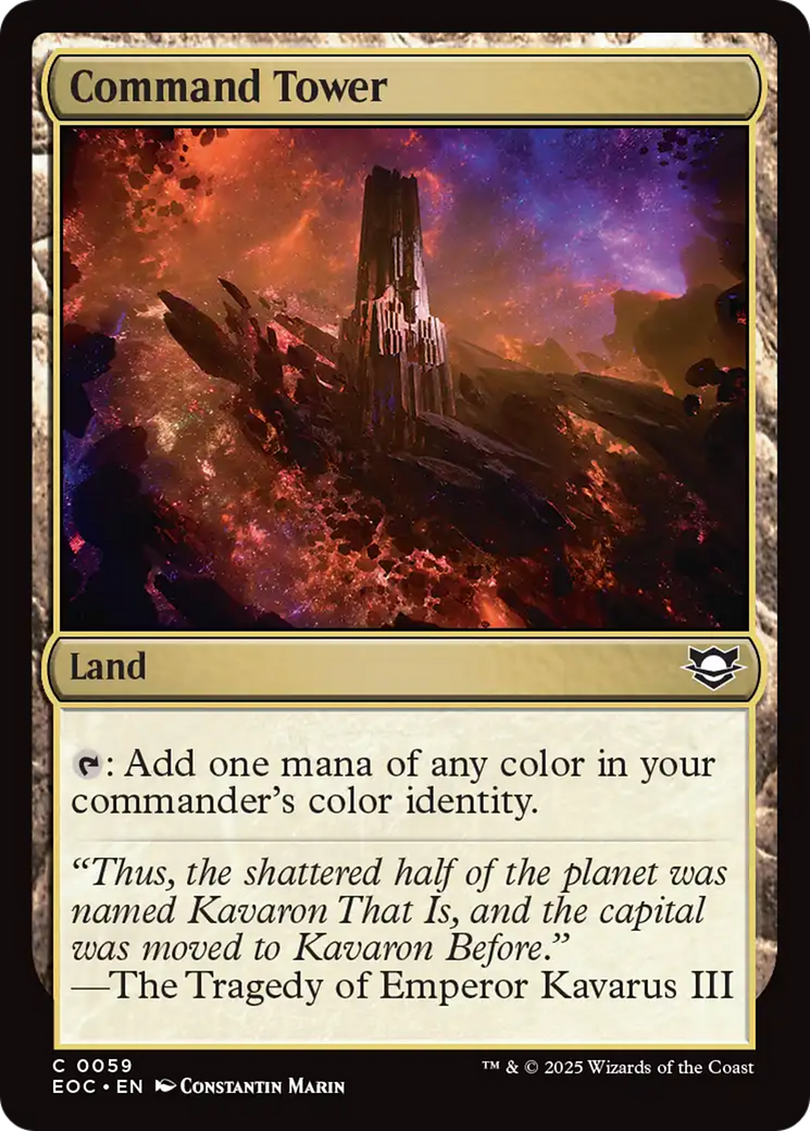 Command Tower [Edge of Eternities Commander] | Gear Gaming Bentonville