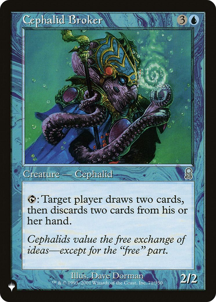 Cephalid Broker [The List Reprints] | Gear Gaming Bentonville