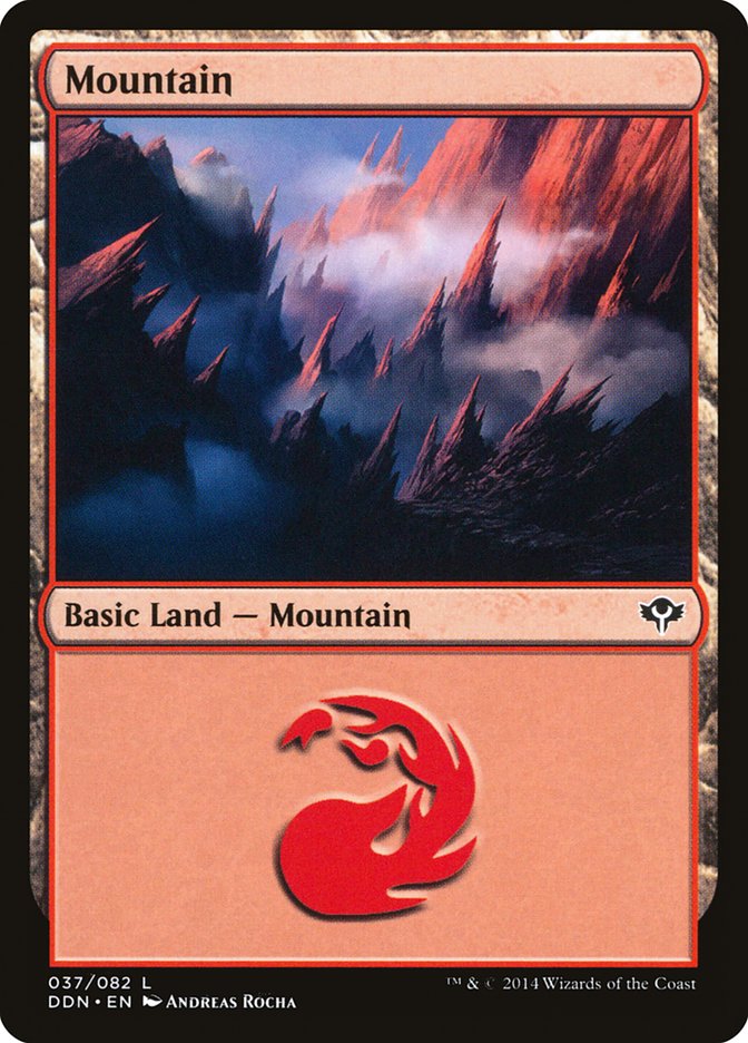 Mountain (37) [Duel Decks: Speed vs. Cunning] | Gear Gaming Bentonville