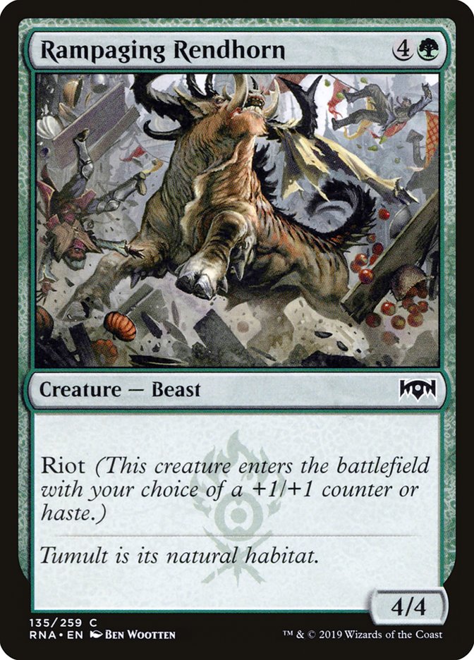 Rampaging Rendhorn [Ravnica Allegiance] | Gear Gaming Bentonville