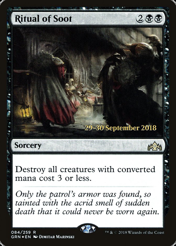 Ritual of Soot [Guilds of Ravnica Prerelease Promos] | Gear Gaming Bentonville