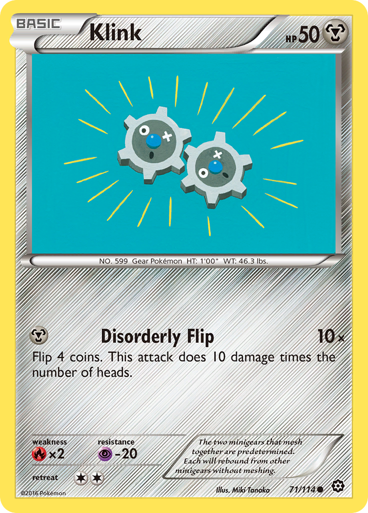 Klink (71/114) [XY: Steam Siege] | Gear Gaming Bentonville