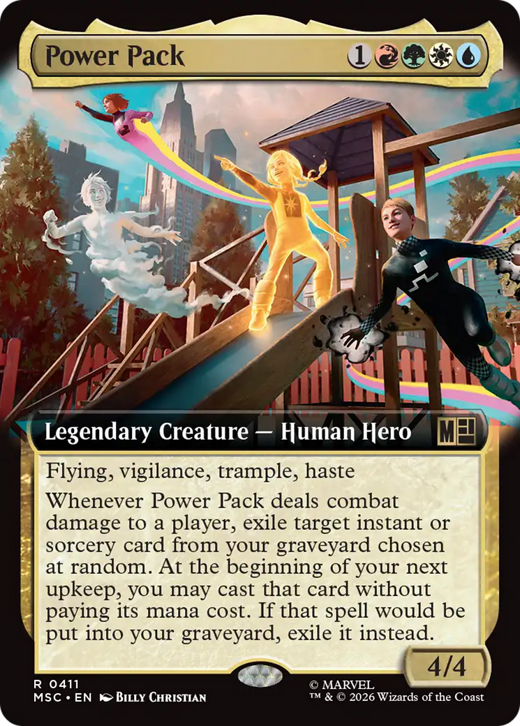 Power Pack (Extended Art) [Marvel Super Heroes Commander] | Gear Gaming Bentonville