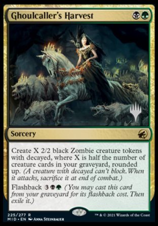Ghoulcaller's Harvest (Promo Pack) [Innistrad: Midnight Hunt Promos] | Gear Gaming Bentonville