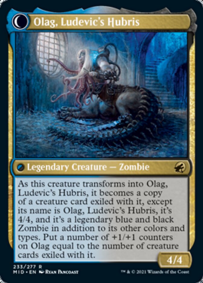 Ludevic, Necrogenius // Olag, Ludevic's Hubris [Innistrad: Midnight Hunt] | Gear Gaming Bentonville