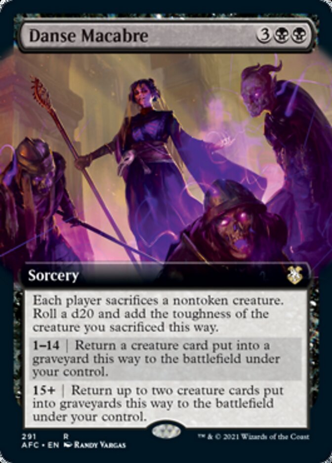 Danse Macabre (Extended Art) [Dungeons & Dragons: Adventures in the Forgotten Realms Commander] | Gear Gaming Bentonville