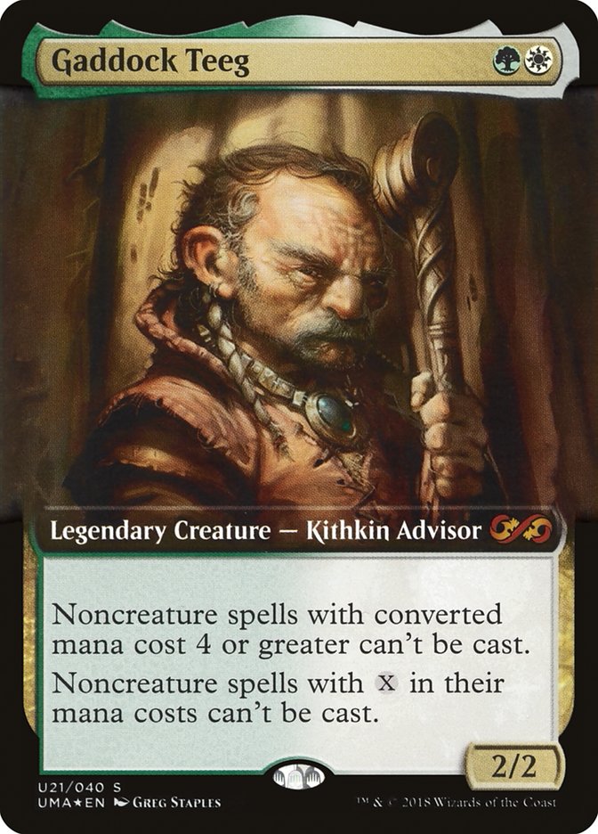 Gaddock Teeg (Topper) [Ultimate Masters Box Topper] | Gear Gaming Bentonville