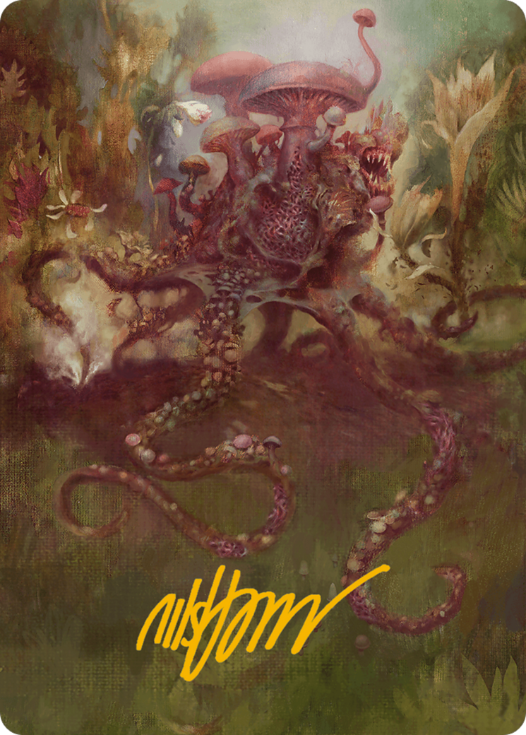 Sowing Mycospawn Art Card (Gold-Stamped Signature) [Modern Horizons 3 Art Series] | Gear Gaming Bentonville