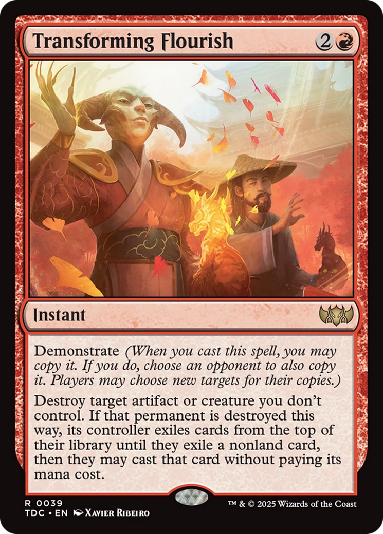 Transforming Flourish [Tarkir: Dragonstorm Commander] | Gear Gaming Bentonville