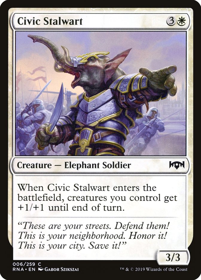 Civic Stalwart [Ravnica Allegiance] | Gear Gaming Bentonville