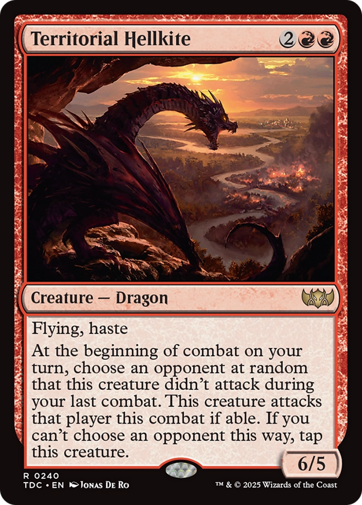 Territorial Hellkite [Tarkir: Dragonstorm Commander] | Gear Gaming Bentonville