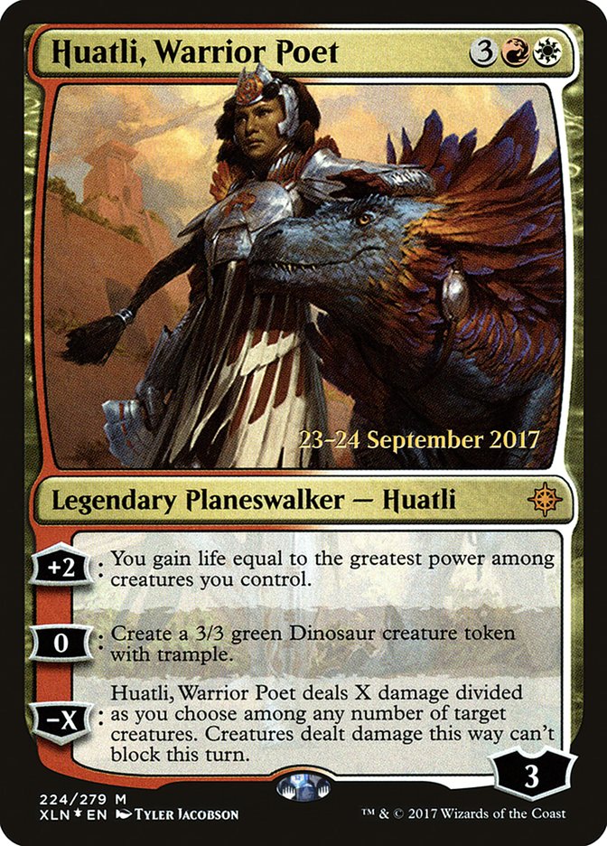 Huatli, Warrior Poet [Ixalan Prerelease Promos] | Gear Gaming Bentonville