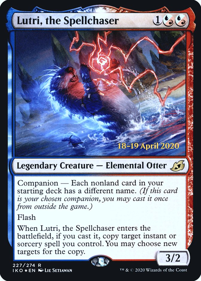 Lutri, the Spellchaser [Ikoria: Lair of Behemoths Prerelease Promos] | Gear Gaming Bentonville