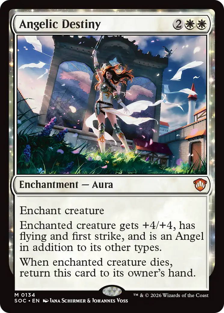 Angelic Destiny [Secrets of Strixhaven Commander] | Gear Gaming Bentonville