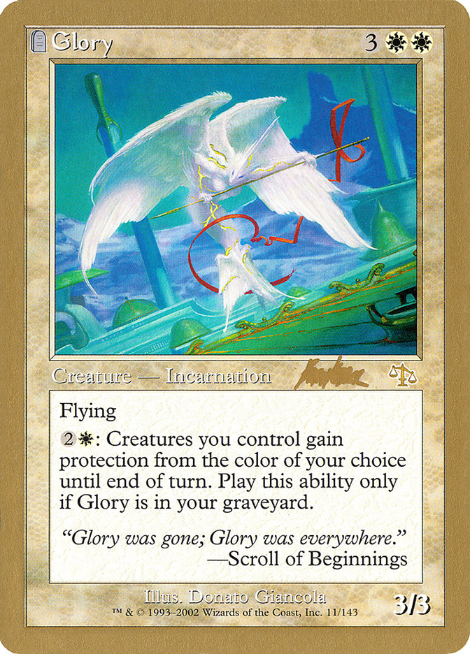Glory (Brian Kibler) [World Championship Decks 2002] | Gear Gaming Bentonville