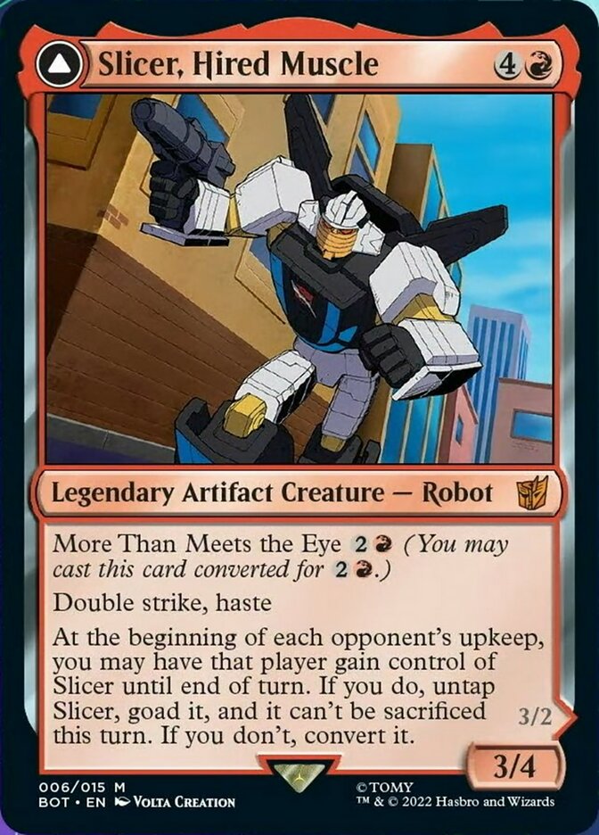 Slicer, Hired Muscle // Slicer, High-Speed Antagonist [Transformers] | Gear Gaming Bentonville