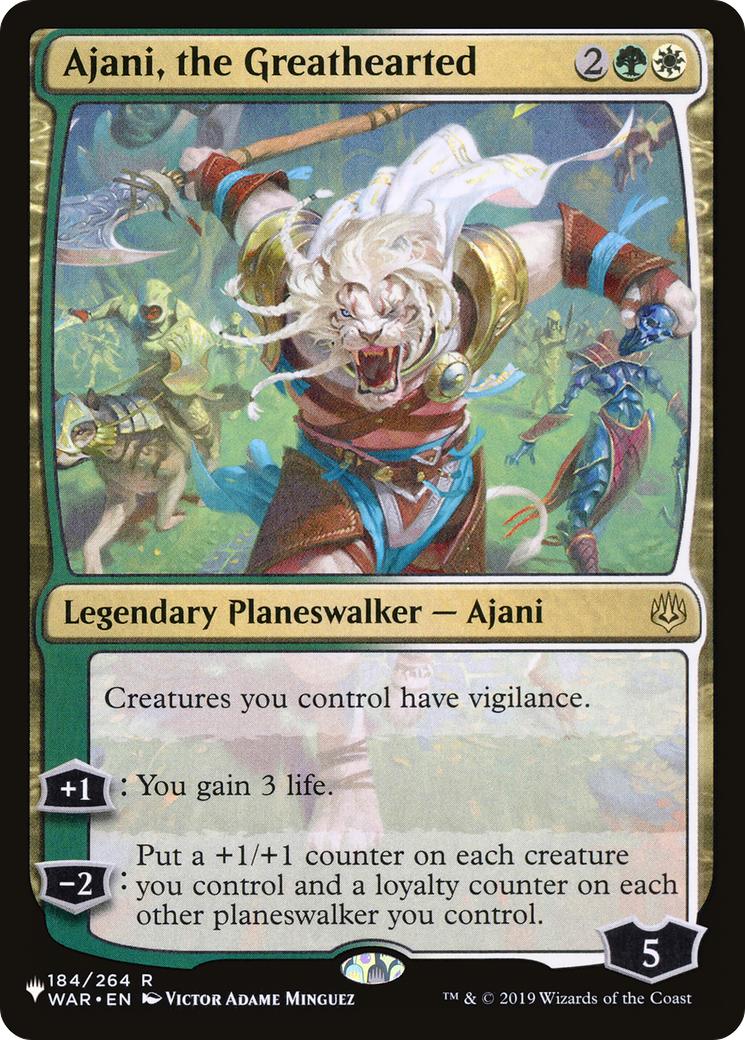 Ajani, the Greathearted [The List Reprints] | Gear Gaming Bentonville