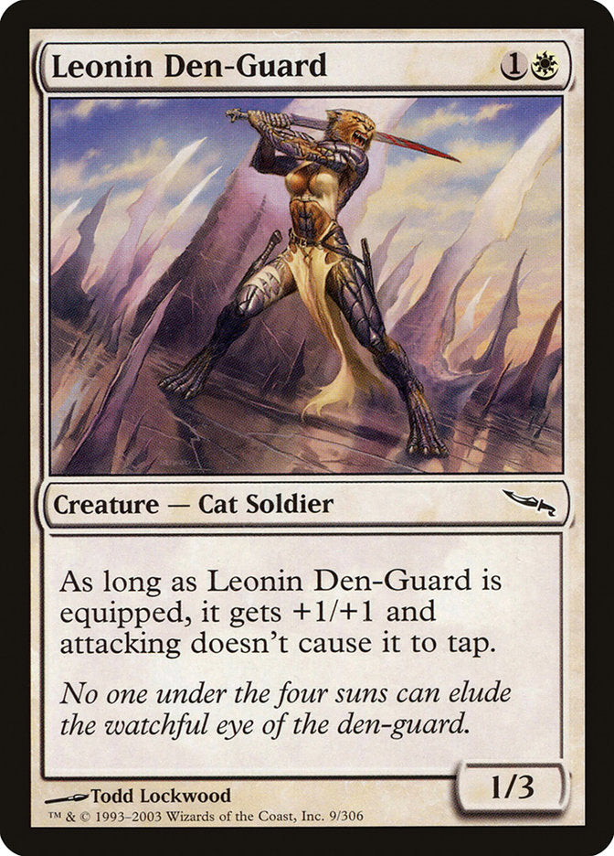 Leonin Den-Guard [Mirrodin] | Gear Gaming Bentonville