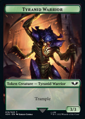 Tyranid (017) // Tyranid Warrior Double-Sided Token (Surge Foil) [Warhammer 40,000 Tokens] | Gear Gaming Bentonville