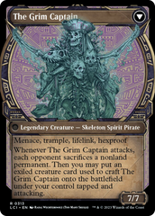 Throne of the Grim Captain // The Grim Captain (Showcase) [The Lost Caverns of Ixalan] | Gear Gaming Bentonville