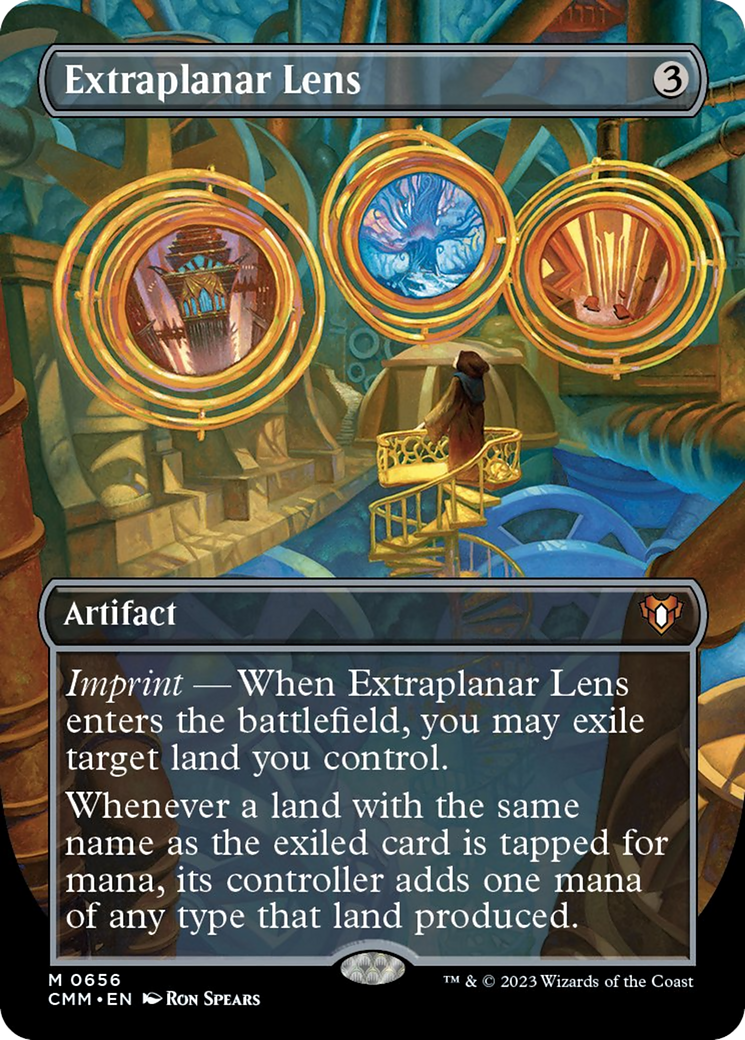 Extraplanar Lens (Borderless Alternate Art) [Commander Masters] | Gear Gaming Bentonville